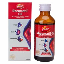 Dabur Rheumatil Oil  50 ml, Ayurvedic Oil For Joint pain and muscular pain E283 - $15.35