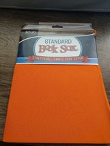 Book Sox Standard Stretchable Fabric Book Cover Orange Fits 8X10 Book Or... - $5.76