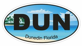 Dunedin Florida Oval Bumper Sticker or Helmet Sticker D1198 - $1.39+