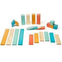 Magnetic Wooden Blocks, 24-Piece Set, Sunset - $103.37