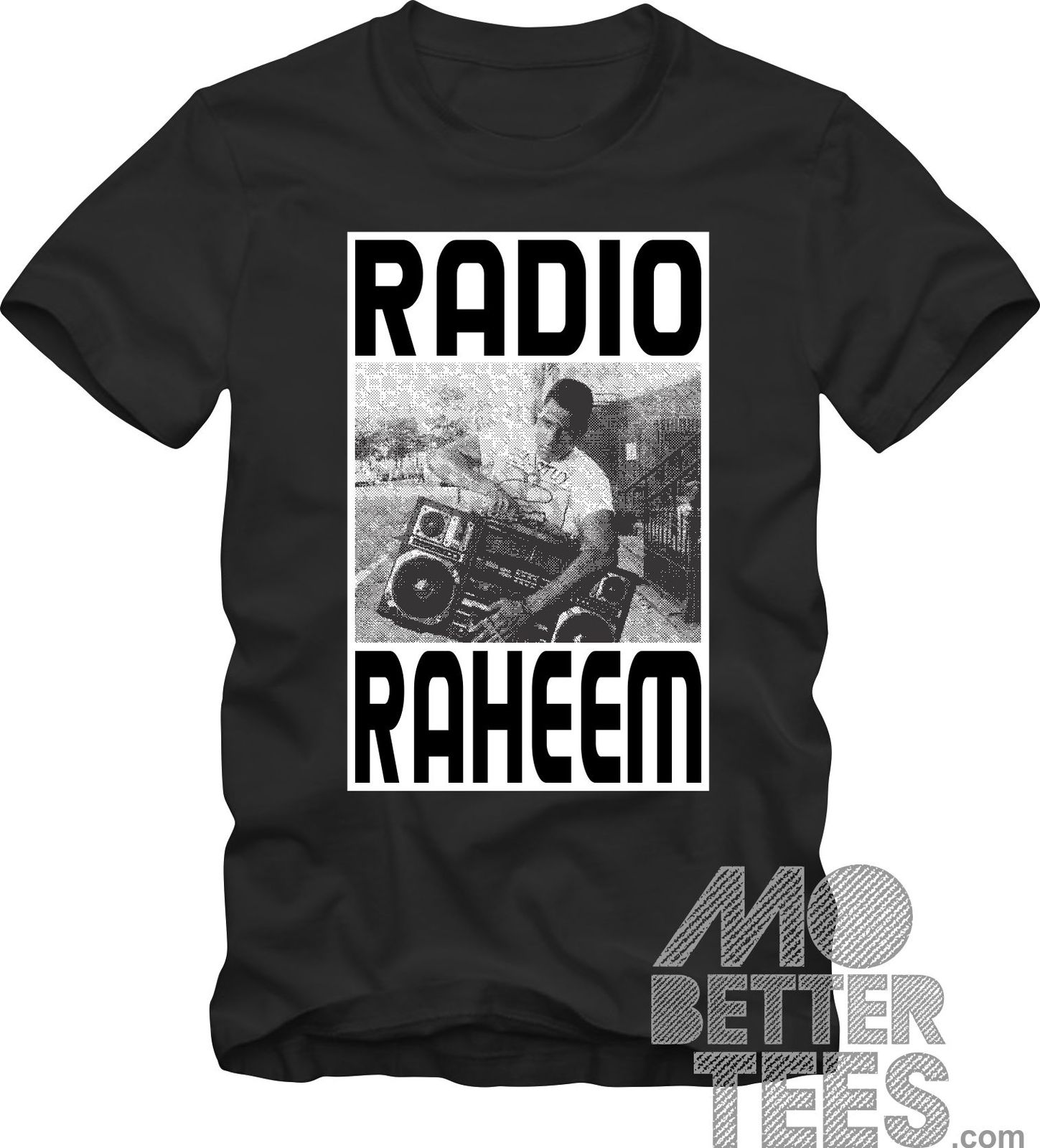 Image of Radio Raheem, Do the right thing, love hate, Bed-Stuy Do Or Die black t-shirt