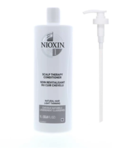 Nioxin System 1 Scalp Therapy Conditioner, 33.8 oz - Pump - $31.98