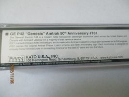 Kato # 176-6036 Amtrak P42 #161 Phase I with 50th Anniversary Logo N-Scale image 5