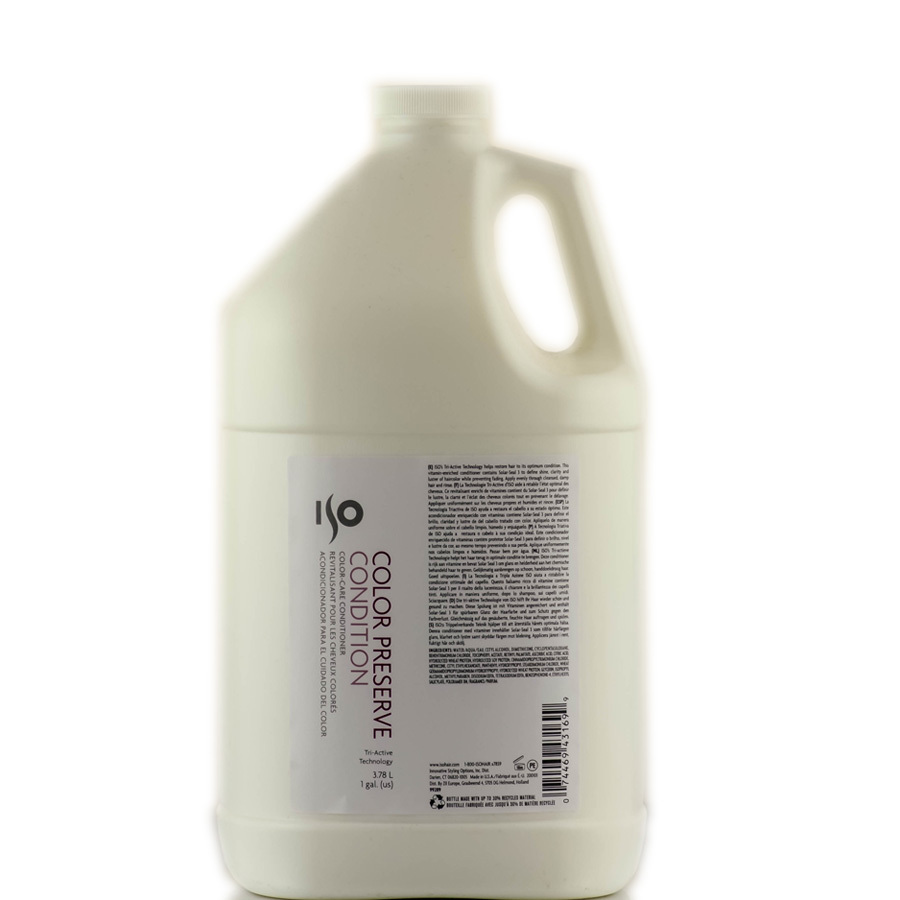 ISO Color Preserve Conditioner, Gallon Shampoo & Conditioning