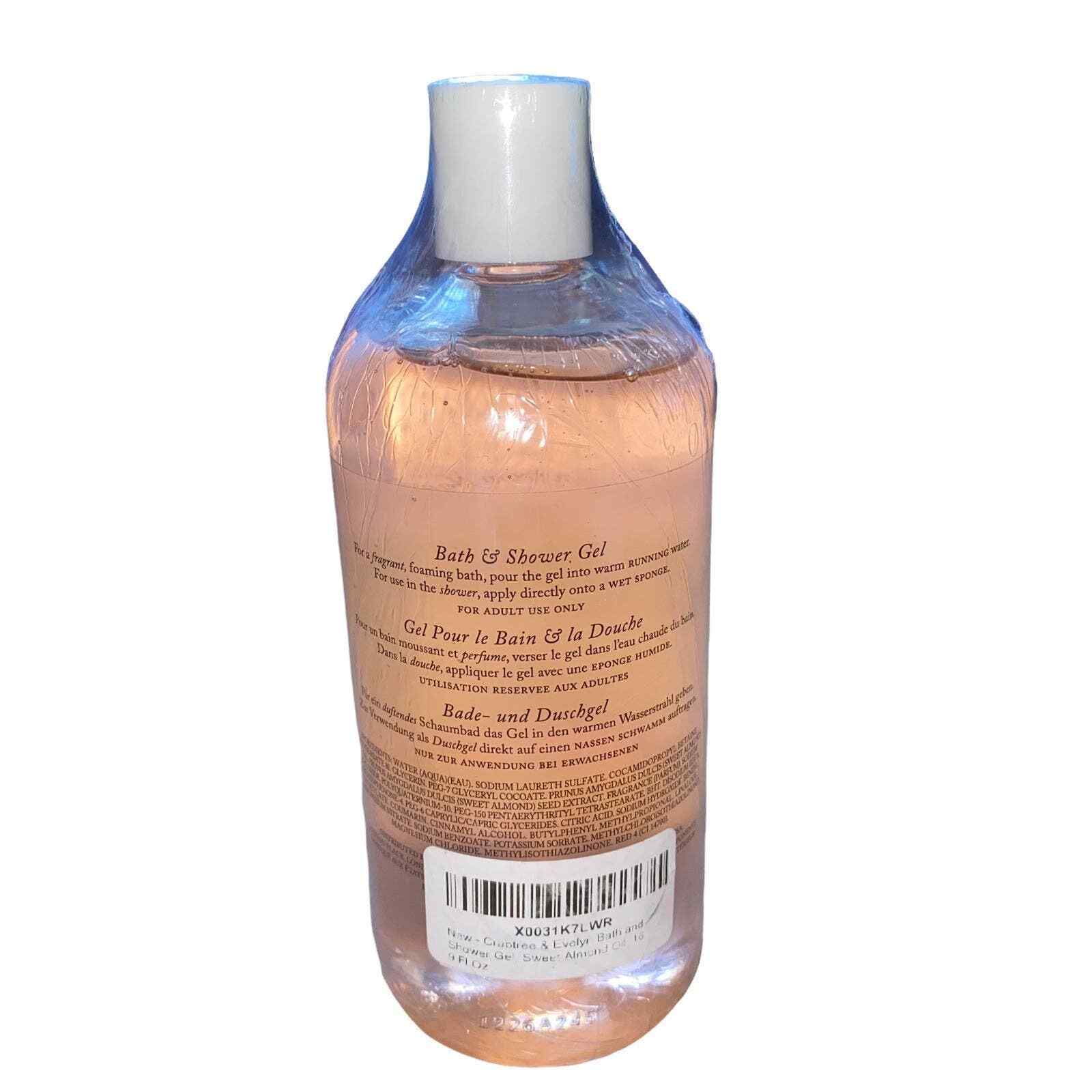 Crabtree & Evelyn Sweet Almond Oil Bath & Shower Gel 16.9 fl oz Body Washes & Shower Gels