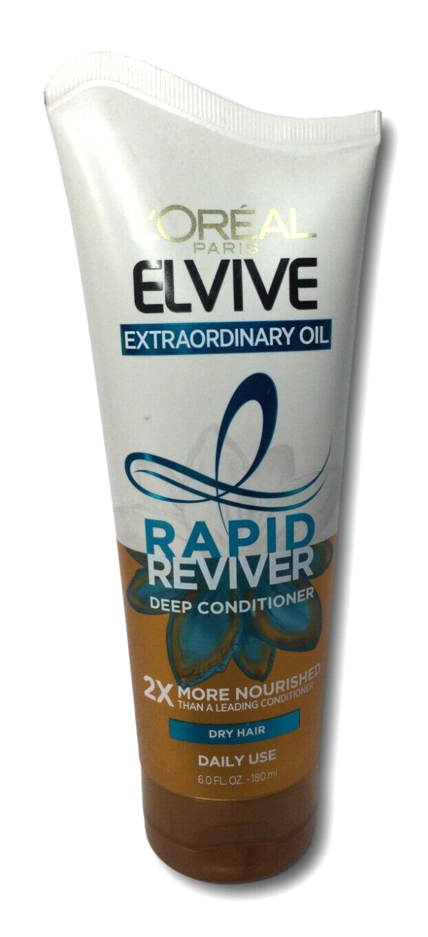 3x L'Oreal Elvive Extraordinary Oil Rapid Reviver Deep Conditioner, 6
