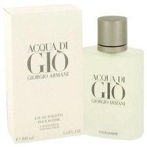 Acqua Di Gio by Giorgio Armani for men 3.4 oz Eau De Toilette EDT Spray - $94.04