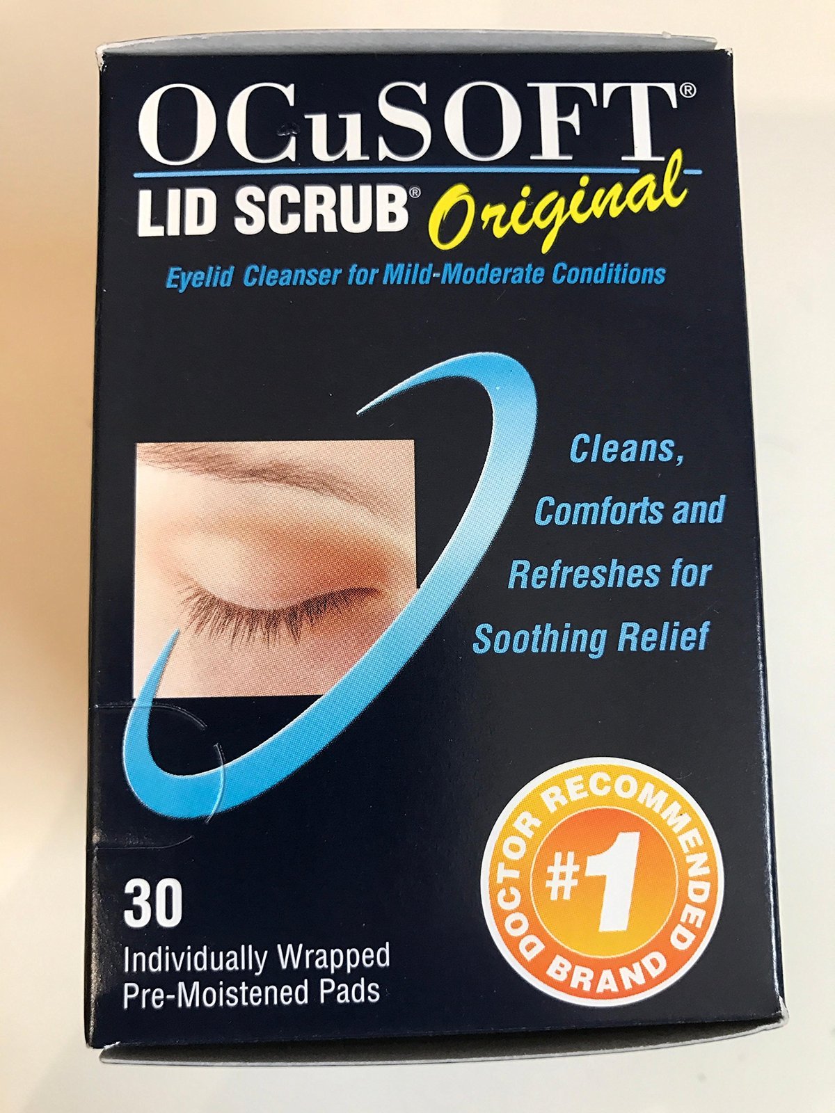 Ocusoft Lid Scrub Original Premoistened Pads 30 Ct (Pack of 3) Household Supplies & Cleaning