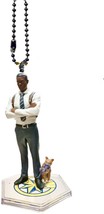Nick Fury & Goose Cat Captain Marvel Keychain Dangler PVC Ornament Charm Figure - $15.90