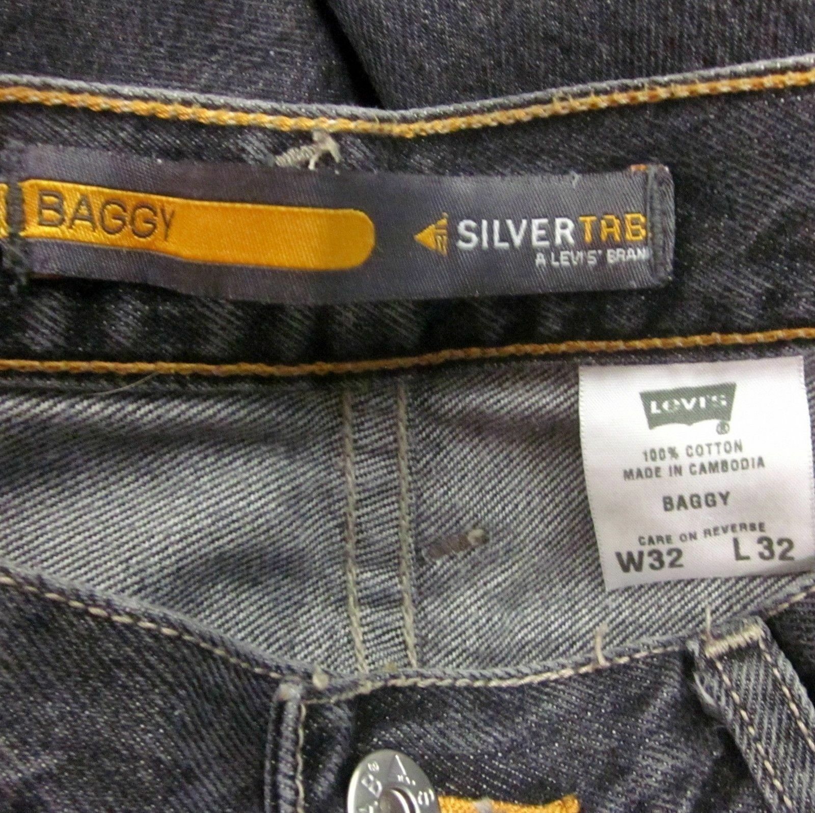 silver tab baggy jeans