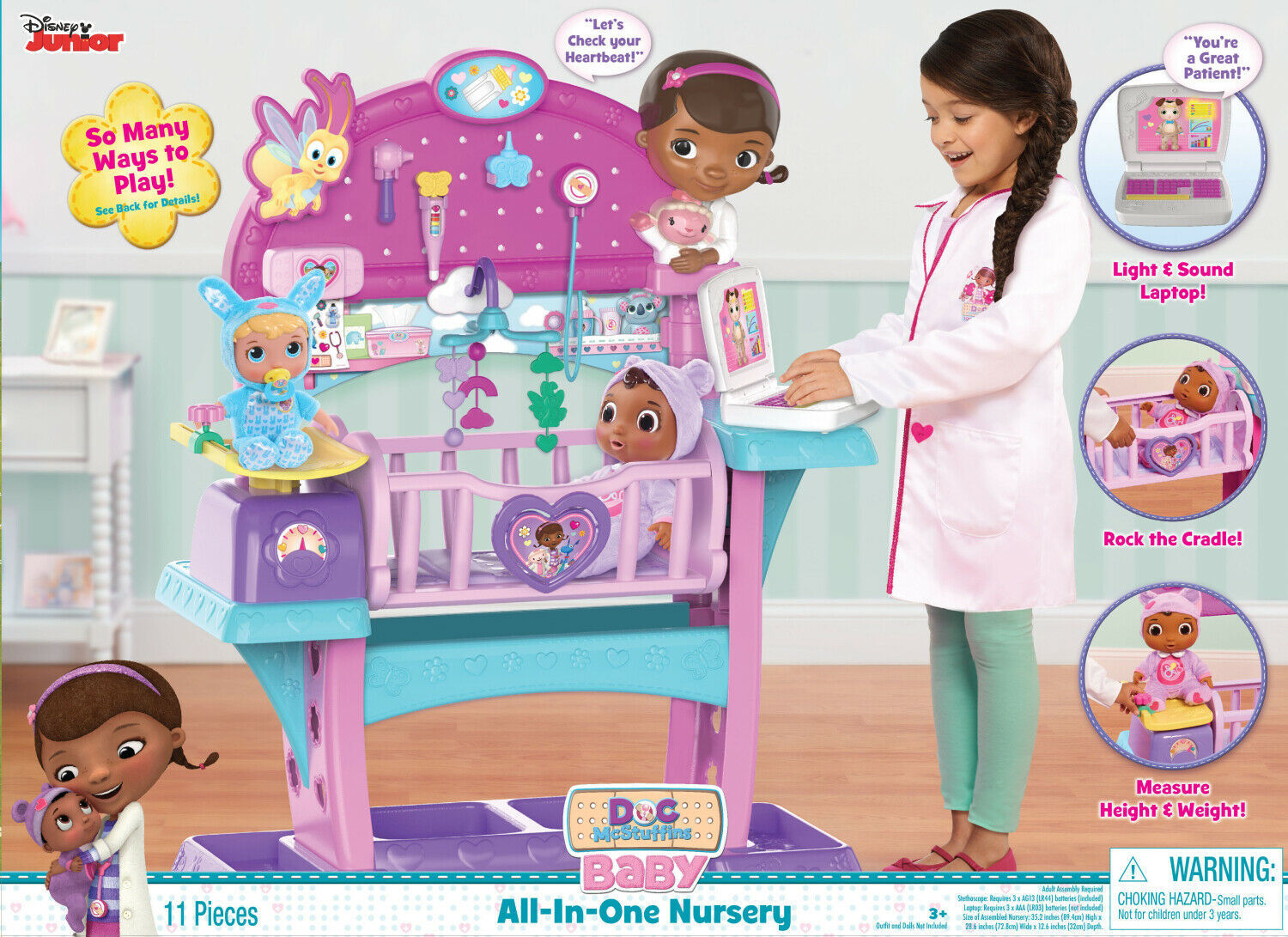 doc mcstuffins doll and doctor kit