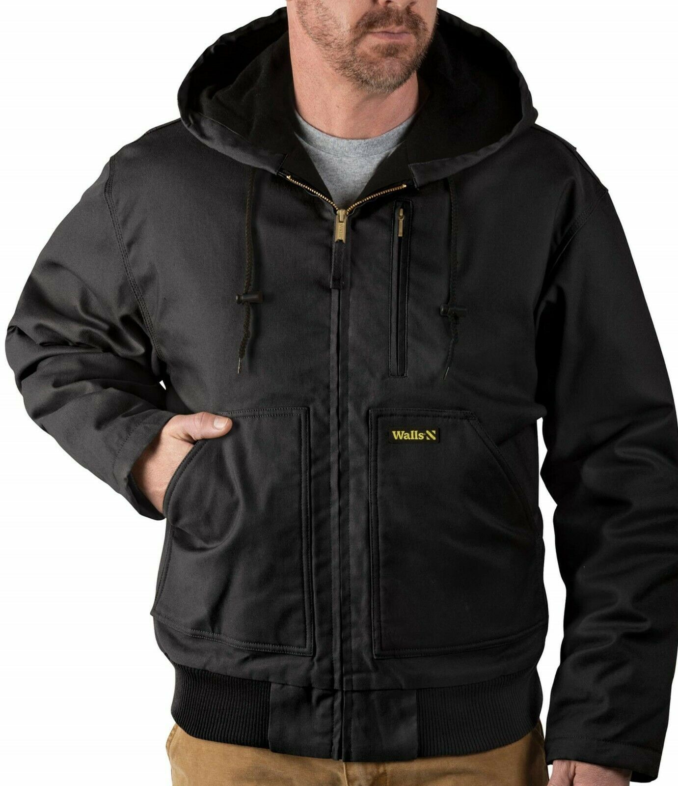 Walls Men's Insulated Flex Duck Hooded Jacket Size XXL Coats & Jackets