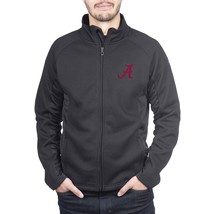 Alabama Crimson Men'S Constant Full Zip Sweater Black Gameday Jacket,  - $153.99