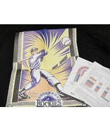Colorado Rockies MLB 1993 Inaugural Season Ryan Turner Poster &amp; Seating ... - $14.10