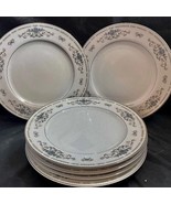 DIANE Wade Dinner Plates Fine Porcelain China Vintage Japan 6)   10-1/8&quot; - $39.00
