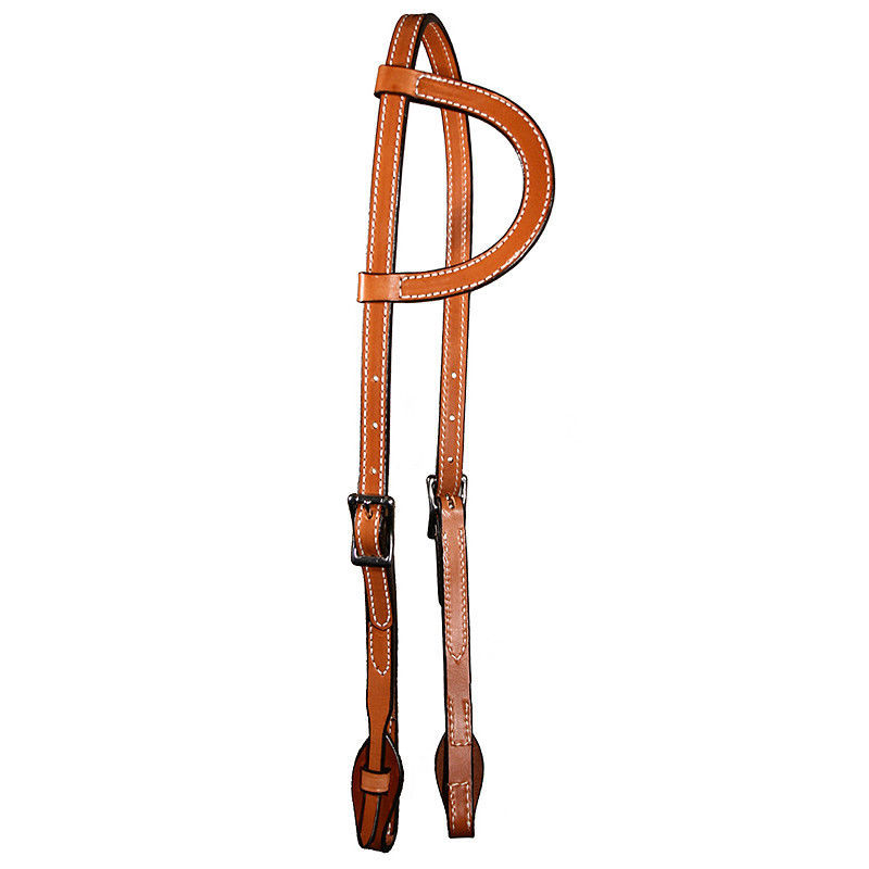 CIRCLE Y LEATHER ONE EAR HEADSTALL QUICK HOOKUP HORSE TACK - Bridles ...