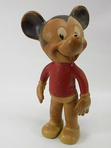 Vintage Mickey Mouse 8" Rubber / Vinyl Figure Walt Disney Prod The Sun Rubber Co - $34.64