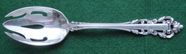 Gorham Sterling &quot;Medici&quot; Pattern Pierced Table/Serving Spoon - $118.74
