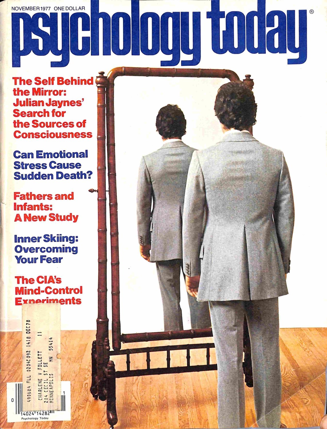 Psychology Today, November 1977 Magazine Back Issues