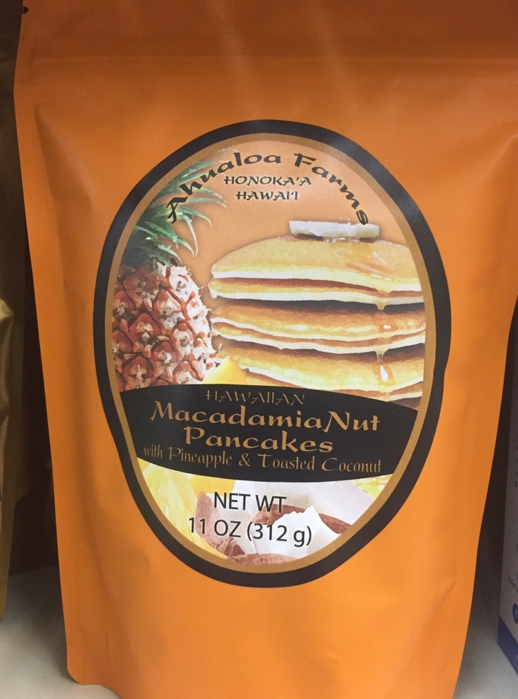 Hawaiian Macadamia Nut Pancake Mix, Pineapple & Toasted Coconut, 11 oz