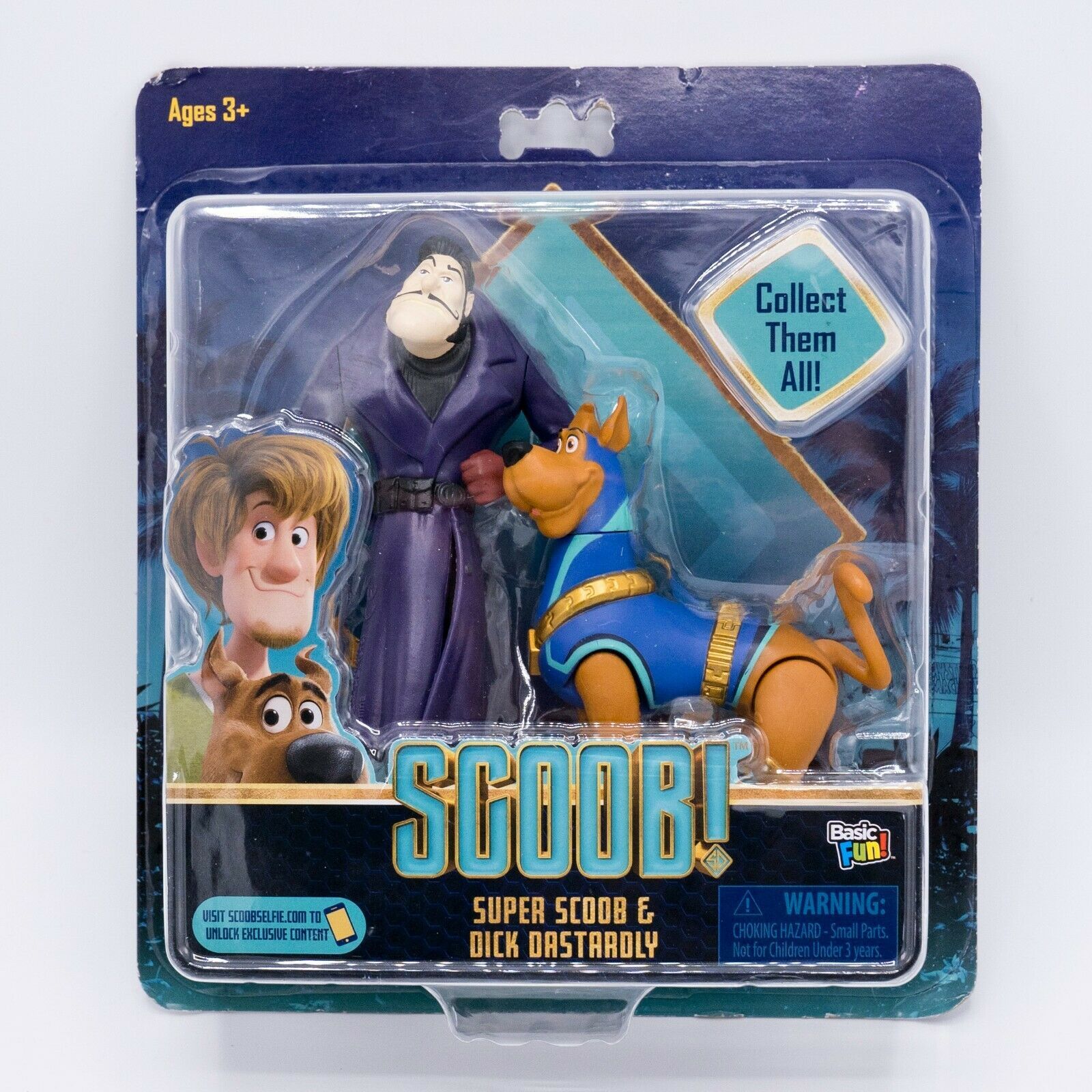 SCOOB! Super Scooby Doo & Dick Dastardly Movie 2020 Action 2 Figure Set ...