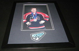 Jeremy Roenick Signed Framed 11x14 Photo Display Team USA Blackhawks
