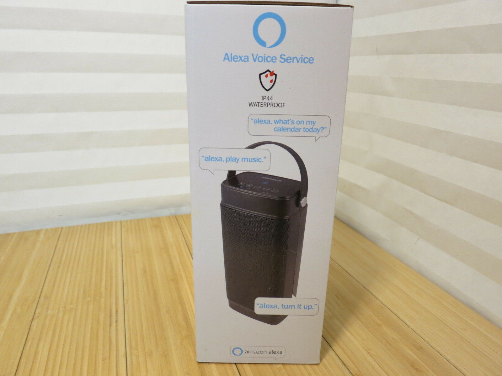 soundlogic wireless speaker with lcd calendar