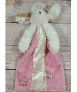 Bunnies By The Bay SkipIt&#39;s Buddy Blanket Lovey Plush Puppy Blankie Pink... - $27.15