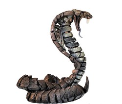 Edge Sculpture Cobra 16" High Venomous Snake Fangs Classic Pose 6009907 image 3
