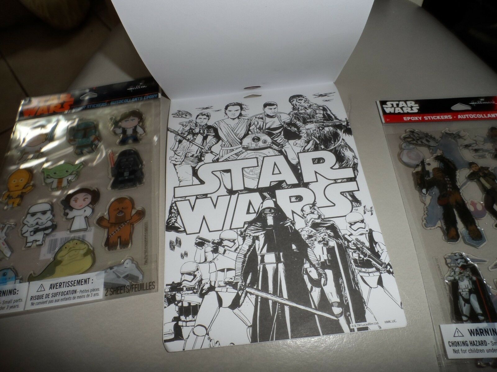 2 Packs Star Wars Epoxy Stickers from Hallmark