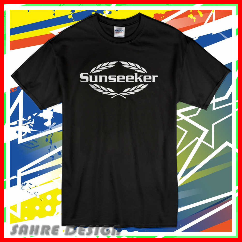 Sunseeker Boats Logo Edition Gildan Heavy Style T-Shirt Usa Size S-5XL