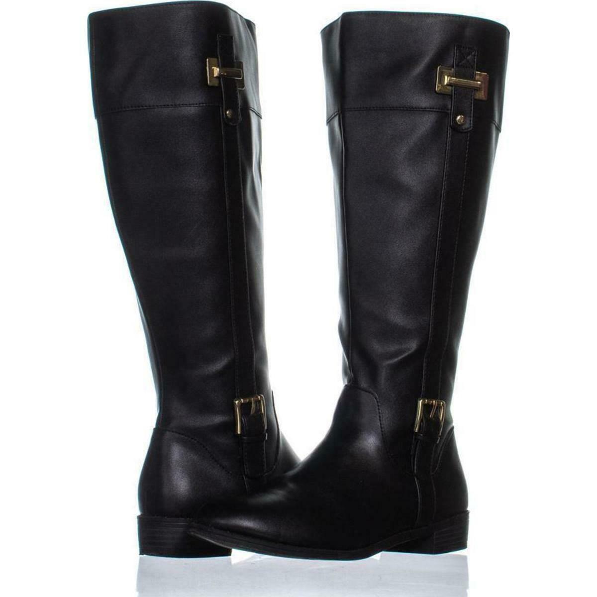 smart flat knee high boots
