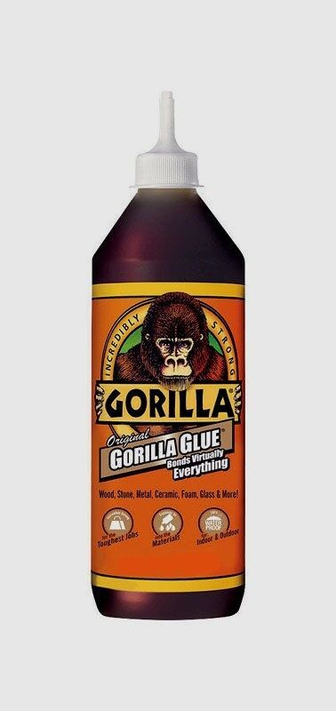 Gorilla Original Glue High Strength Waterproof Adhesive Multi Use 8oz 5000806