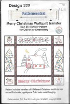 Patterncentral #920 Merry Christmas Wallquilt Transfer - NIP - $9.90