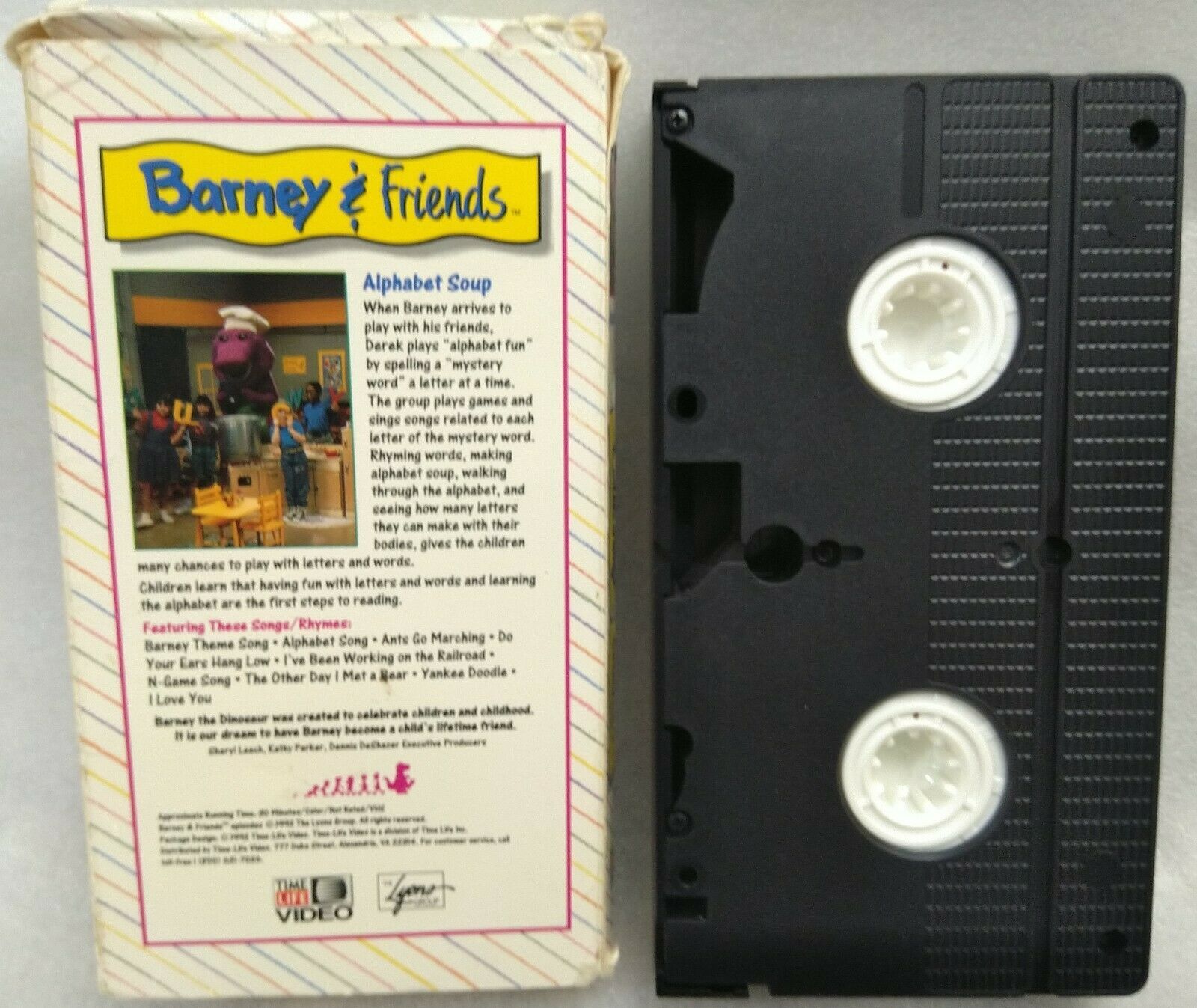 VHS Barney - Alphabet Soup (VHS, 1992) - VHS Tapes