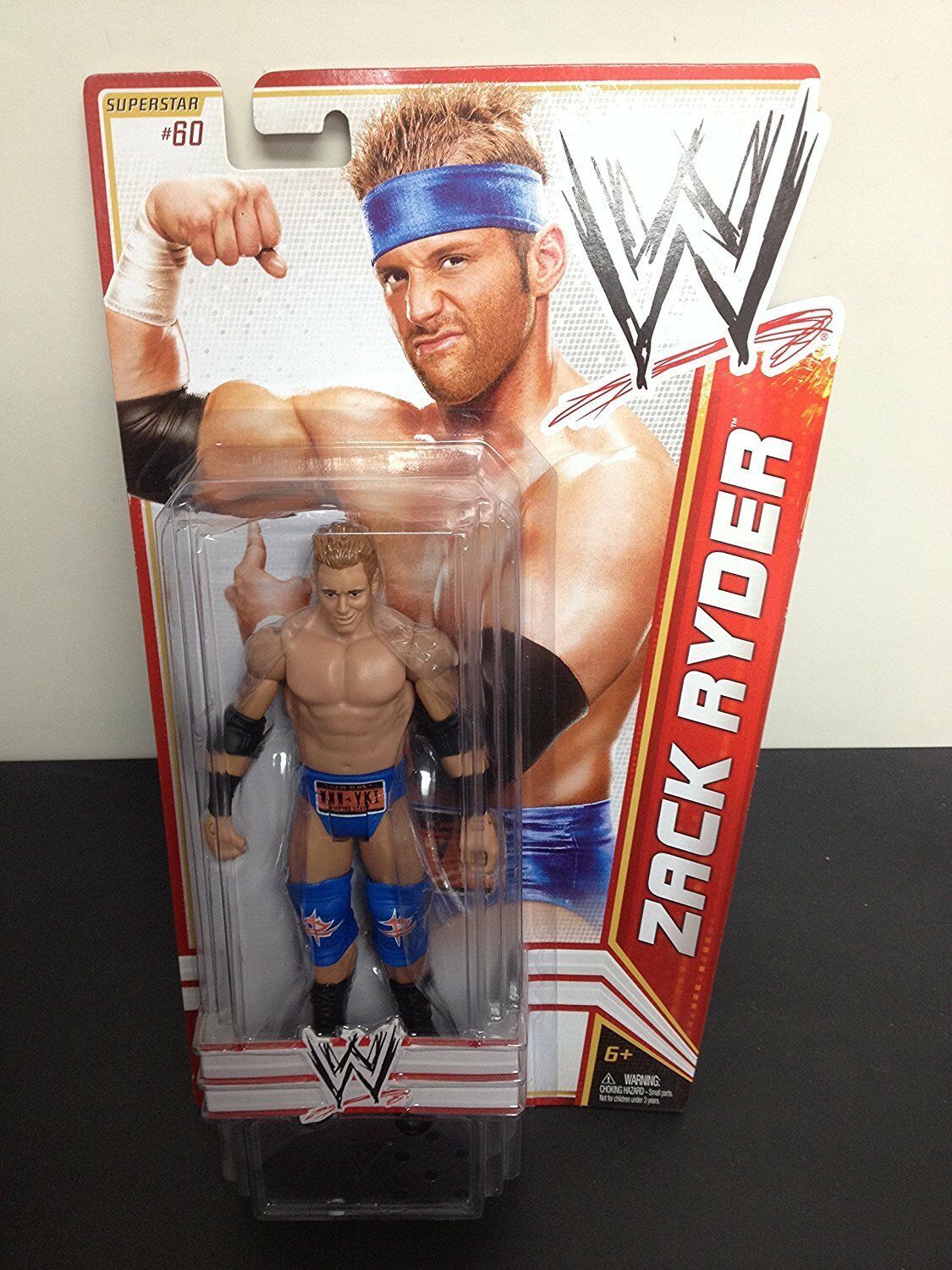 Zack Ryder WWE 2012 Superstar 60 Wrestling Action Figure NIB Mattel