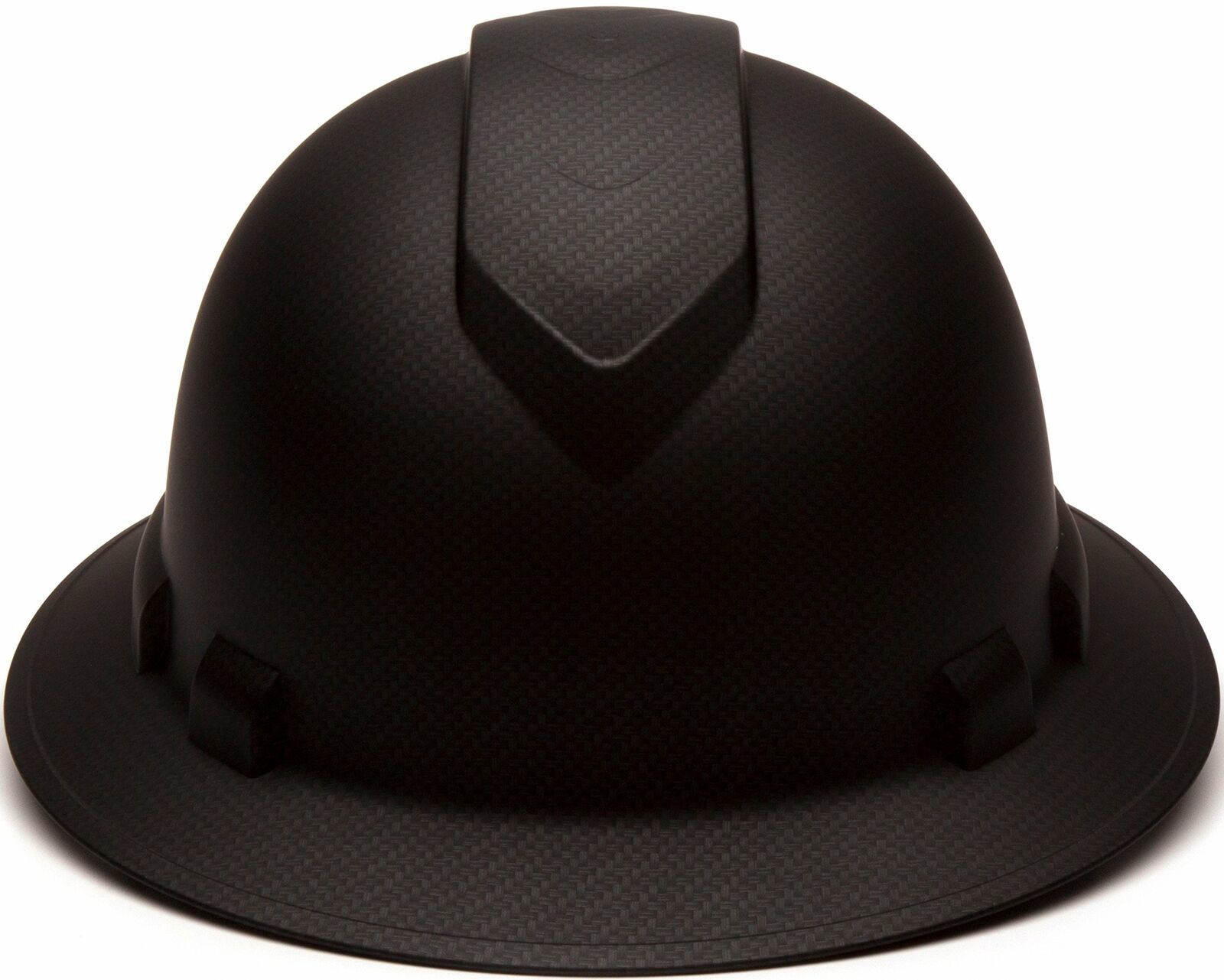 Pyramex Ridgeline Safety Hard Hat Graphite Pattern Black Full Brim