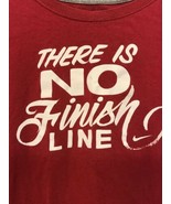 Nike Slim Fit Women&#39;s XXL Red T Shirt There Is No Finish Line H12 - $11.87
