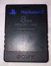 Official OEM Sony Playstation 2 PS2 8MB Magicgate Memory Card SCPH-10020... - $7.14