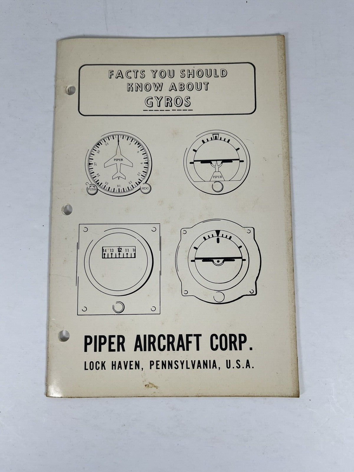 Piper Aircraft Facts You Should Know About Gyros Manual 1966 PB Aviation