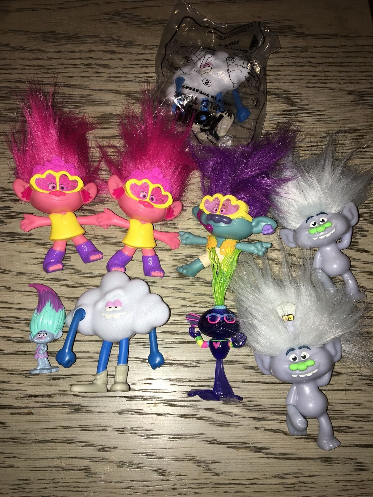 2020 McDONALD'S Trolls World Tour Dreamworks HAPPY MEAL TOYS Lot Of 9 ...