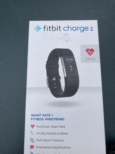 Primary image for Fitbit Charge 2 Wristband Activity Tracker, Large - Black