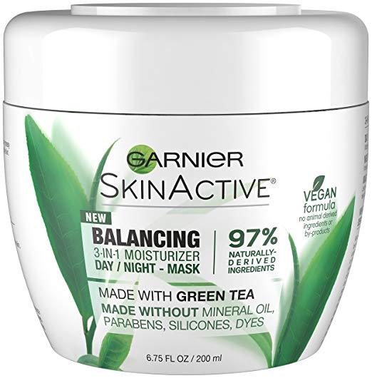 Garnier SkinActive 3-in-1 Face Moisturizer with Green Tea, Oily Skin, 6.75 fl. o