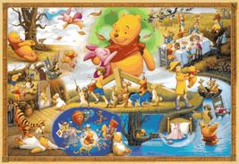 Counted Cross Stitch winnie the pooh party scene pdf 441 * 303 stitches BN1725 - $3.99
