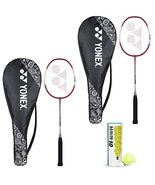 Yonex Best Beginner&#39;s Badminton Combo (ZR 100 Light Aluminum Blend Racqu... - $67.98