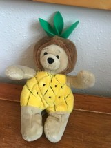 Gently Used Small Ganz Plush Tan Pineapple Teddy Bear Stuffed Animal – 8 inches  - $13.99