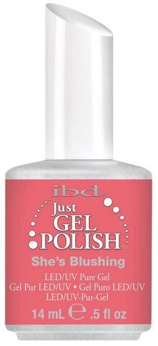 Primary image for IBD Just Gel SHE'S BLUSHING Soak Off Pink Nail Polish UV Manicure .5 oz Salon