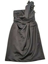 Davids Bridal BLACK Dress Bridesmaid size 4 NWT Not Altered D45 - $24.75