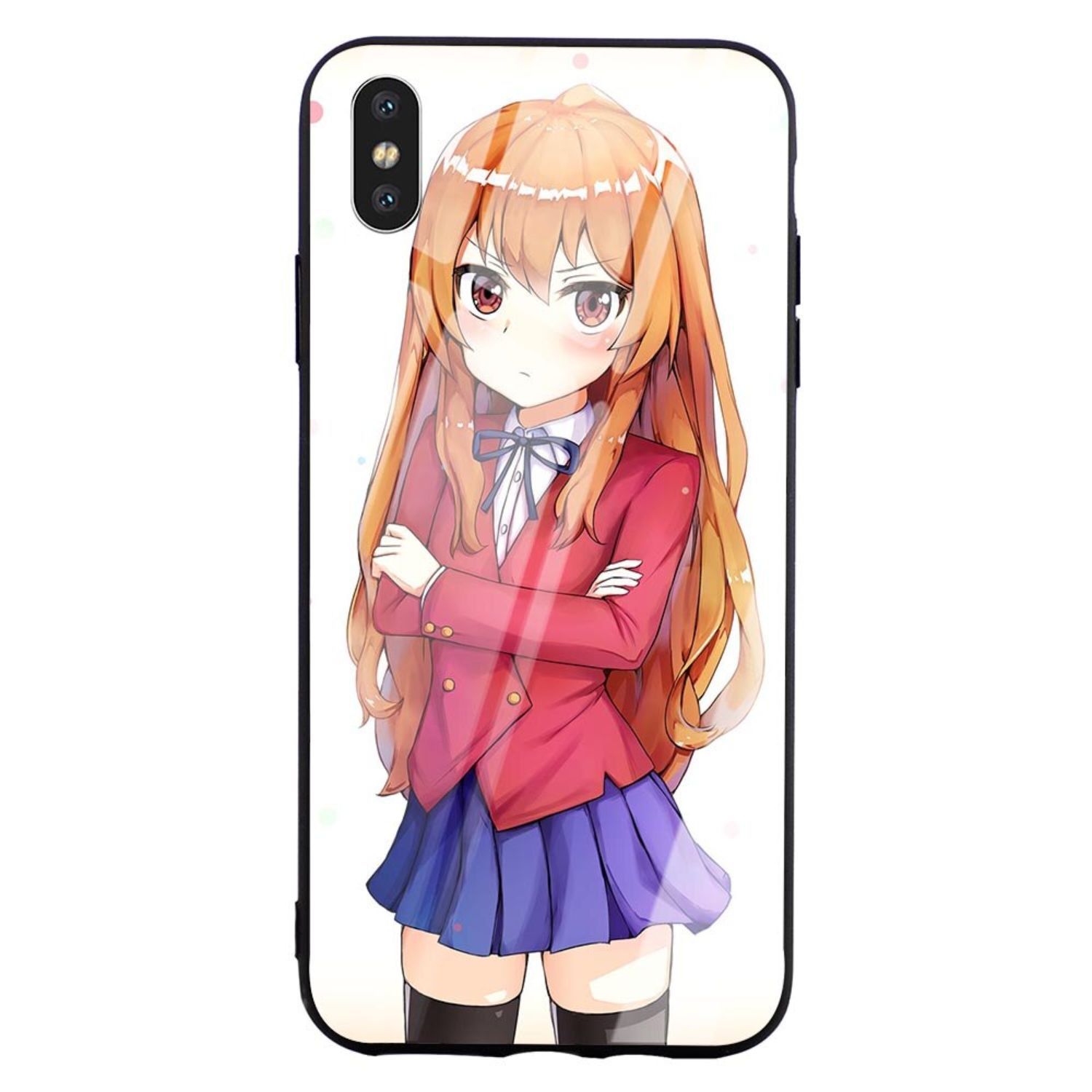 Toradora Anime Tempered Glass Phone Cover Case for iPhone ...