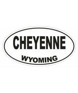 Cheyenne Wyoming Oval Bumper Sticker or Helmet Sticker D1695 Euro Oval - $1.39+